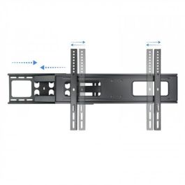 Tooq Soporte de Pared TV LP6270TN-B para Pantallas de 37 a 70 Pulgadas, VESA 200x200 a 600x400, Inclinación y Giro Ajustable, Compatible con Curvas, Negro