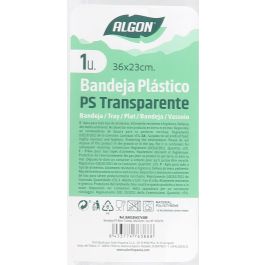 Bandeja rectangular transparente Algon 36x23 cm (18 Unidades) Bandeja rectangular transparente Algon 36x23 cm (18 Unidades)
