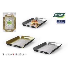 Bandeja Plegable de Cartón 19x28 cm Algon (36 Unidades) Precio: 25.69000005. SKU: B1C4WXQ4RV