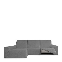 Funda para chaise longue de brazo largo izquierdo Eysa ROC Gris claro 180 x 120 x 360 cm