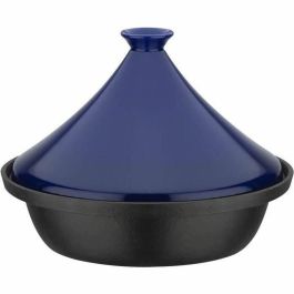 GSW GSW4005643717441 Tajín de hierro fundido macizo con tapa de cerámica, apto para placas de inducción, 30x22 cm, Azul Precio: 80.50000046. SKU: B1KEF6MYR2