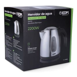 Edm Hervidor de Agua Eléctrico Kettle 2200W 1.7L Acero Inoxidable