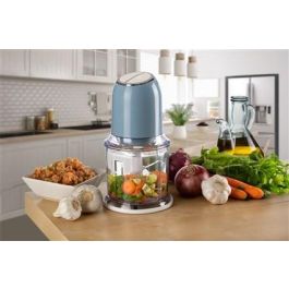 Ariete 438/05 Picadora Vintage Azul 400W 4 Cuchillas Acero Inoxidable 2 Velocidades