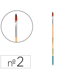 Liderpapel Pincel Nº 2 Punta Filbert Lengua de Gato Pelo Sintético Certificado para Acrílica y Acuarela Precio: 16.4681. SKU: B12KGJA7KC