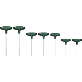 Bosch BOS4059952735313 Juego de 7 Destornilladores Hexagonales con Mango en T, de 2 a 10 mm