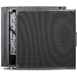 Nanoxia Deep Silence 8 Pro Micro Torre PC Negra con Panel de Vidrio Templado y Filtro Anti-Polvo para ATX/EATX