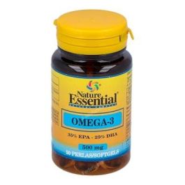 NATURE ESSENTIAL Omega 3 EPA 35% DHA 25% 500 mg, 50 Perlas, Aceite de Pescado con Vitamina E Precio: 7.8999998. SKU: B17PVRPSA2