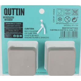 Cubitera Quttin 8 cubitos XL cuadrados (18 Unidades) Cubitera Quttin 8 cubitos XL cuadrados (18 Unidades)