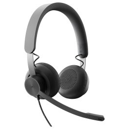 Logitech 981-000870 Auriculares con Diadema Zone Wired MSFT Teams USB-C Alámbrico Gris