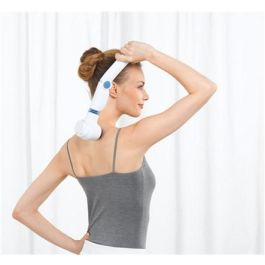 Beurer MG-40 Masajeador Infrarrojo Vibratorio con Mango Largo Ajustable 4 Posiciones y 4 Cabezales Intercambiables