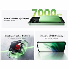 Smartphone Xiaomi Redmi 15 5G 8 GB RAM 256 GB 6,9" Negro Midnight black