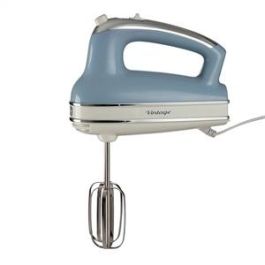 Ariete Batidora Amasadora 450W Vintage Azul con Accesorios de Acero Inoxidable