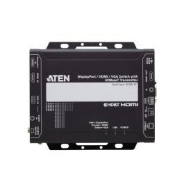 Aten VE3912T HDBaseT Transmisor Switch DisplayPort HDMI VGA con Extensor de Video 4K hasta 100m sobre Cat 6/6a para Conversión de Señales Aten VE3912T HDBaseT Transmisor Switch DisplayPort HDMI VGA con Extensor de Video 4K hasta 100m sobre Cat 6/6a para Conversión de Señales