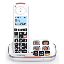 SwissVoice Xtra 2355 Teléfono DECT Contestador Automático, Bloqueo Llamadas, Sonido Amplificado +40dB, Gran Pantalla y Teclado, Blanco Precio: 59.50000034. SKU: S5614160