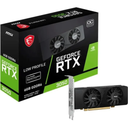 MSI Tarjeta Gráfica GEFORCE RTX 3050 LP 6G OC NVIDIA 6 GB GDDR6 Precio: 455.50000001. SKU: B1BYQAH4NE