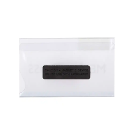 Q-connect kf14138 Identificador con Clip Magnético, Apertura Superior, 54x90 mm