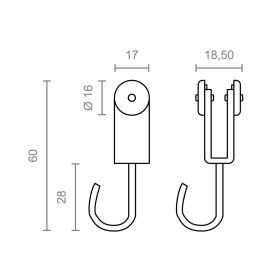Blister de 2 poleas perfil pergola exterior tld17 92576 micel Blister de 2 poleas perfil pergola exterior tld17 92576 micel