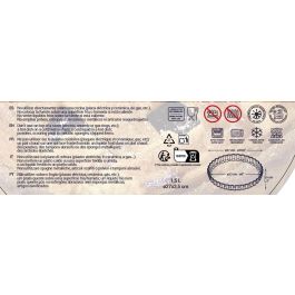 Quttin Molde Tarta de Vidrio Rizado 1.5L - Ø27x3.5 cm (6 Unidades)