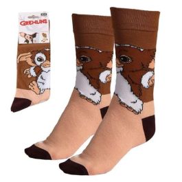 Cerdá Calcetines Gremlins para Adulto Talla 36-43 Color Marrón