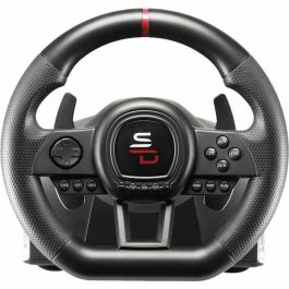Subsonic SUB3701221702700 Volante de Carreras SUPERDRIVE SV650 con Pedales, Levas, Vibraciones, Multiplataforma
