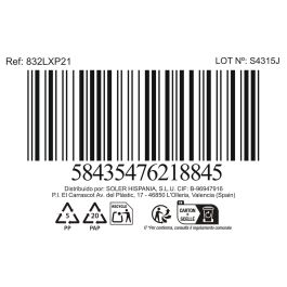 La Mediterranea Copa Sidari 350 cc Mora, 9 cm de diámetro x 17 cm de alto (36 Unidades)