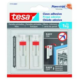 Tesa Pack de 2 Clavo Adhesivo Ajustable Hasta 1 kg Para Pared Lisa, Ideal para Colgar Cuadros Precio: 5.89000049. SKU: S7908193