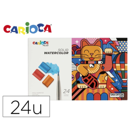 Carioca Acuarela Plus Caja 24 Unidades Colores Surtidos Precio: 13.89000019. SKU: B1AXHZ76T4