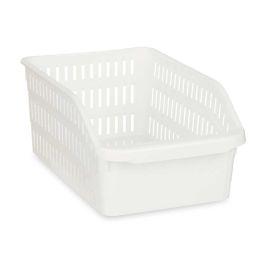 Organizador de nevera Kinvara, blanco, 20.3x12.8x30.5 cm, plástico, apto lavavajillas (24 Unidades) Organizador de nevera Kinvara, blanco, 20.3x12.8x30.5 cm, plástico, apto lavavajillas (24 Unidades)