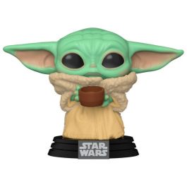 Funko POP Star Wars: The Mandalorian - The Child con Taza Figura Vinilo de 9cm