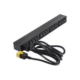 APC AP9565 Rack PDU Basic 1U Monofásico 230V Negro 12 Salidas AC