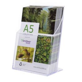 Archivo 2000 Portafolletos Sobremesa Premium Espesor 3 mm Din A5 Vertical 95x160x210 mm Precio: 4.88999962. SKU: B1GX5Q5BLH