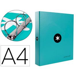 Carpeta 4 Anillas 40 mm Mixtas Antartik A4 Forrada Color Menta Precio: 5.68999959. SKU: B1CA74QMYF