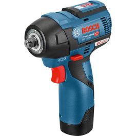 Bosch Professional 06019E0103 Llave de impacto GDS 12V-115 con 2 baterías 3.0Ah y L-BOXX
