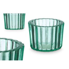 Portavela Vidrio Reciclado Redondo Giftdecor 12X9CM (6 Unidades) Precio: 20.98999947. SKU: B1KEE2M9NH