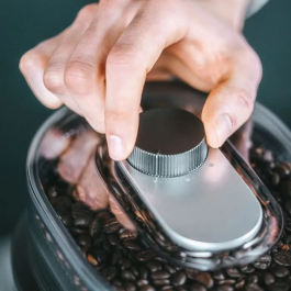 Melitta 1030-06 Cafetera de Filtro con Molinillo Integrado AromaFresh II Vidrio Basic