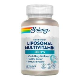 SOLARAY Multivitamínico Liposomal para Hombre, 60 Cápsulas Vegetales, Sin Hierro, Apoyo Energía e Inmunidad Precio: 37.4999999. SKU: B17STDKH87