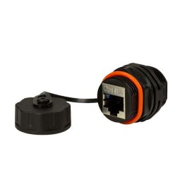 LOGON PROFESSIONAL OUTDOOR WATERPROOF CAT6A BULKHEAD COUPLER IP68 - 5-PACK LOGON PROFESSIONAL OUTDOOR WATERPROOF CAT6A BULKHEAD COUPLER IP68 - 5-PACK