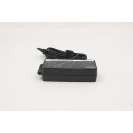 Lenovo 65W AC adapter with slim tip connector, 100-240V input, rectangular design, 89% efficiency, compatible with Lenovo devices. Lenovo 65W AC adapter with slim tip connector, 100-240V input, rectangular design, 89% efficiency, compatible with Lenovo devices.