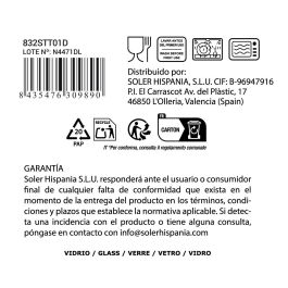 La Mediterranea Vaso Sonella 270 cc Transparente