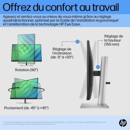 HP E27 G5 Monitor FHD para Oficina y Hogar, con Imágenes Nítidas, Confort Personalizado y Gran Flexibilidad