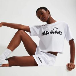 Pantalones Cortos Deportivos para Mujer Ellesse Kyrana Loopback Blanco