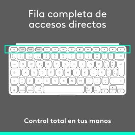 Teclado Bluetooth Logitech 920-013011 Qwerty Español Gris Blanco/Gris Teclado Bluetooth Logitech 920-013011 Qwerty Español Gris Blanco/Gris