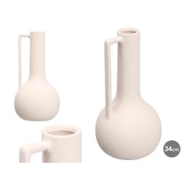 Giftdecor Jarrón Tinaja Decorativo de Cerámica Blanco 34 cm Alto (4 Unidades) Precio: 82.35018. SKU: B15E5JBYCS