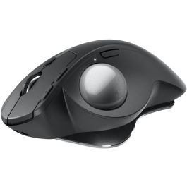Logitech Ratón Ergonómico Inalámbrico MX ERGO S, Seguimiento Óptico Avanzado, Inalámbrico por Bluetooth y Receptor USB Logi Bolt, DPI Ajustable