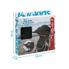 Parasol Adicional Para Cochecito Infantil Negro Parasol Adicional Para Cochecito Infantil Negro