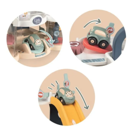 Smoby Garaje Infantil con Actividades 56x32x29cm, Edad Mínima 18 Meses, Plástico