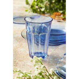 Duralex Vajilla Marine Lys 12 piezas, Platos Llano 23.5 cm, Hondo 19.5 cm, Postre 19 cm (2 Unidades)