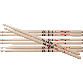 Vic Firth Baquetas American Classic 5B (Pack 3 +1)