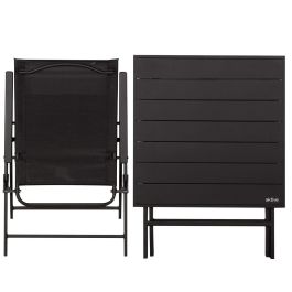 Conjunto de Mesa con 2 Sillas Aktive 75 x 70 x 75 cm (3 Piezas)