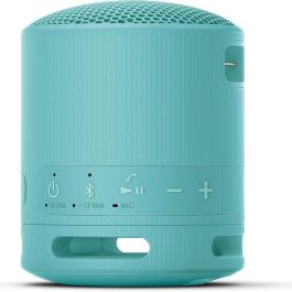 Sony SRSXB100L.CE7 Altavoz Portátil Inalámbrico Bluetooth 5.3 IP67 Batería 16h Manos Libres Sonido Potente Azul